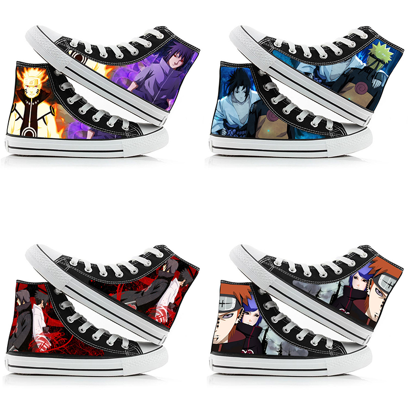 Anime Cosplay Ideas For Couples - Buty płócienne Naruto Uzumaki za kostkę,