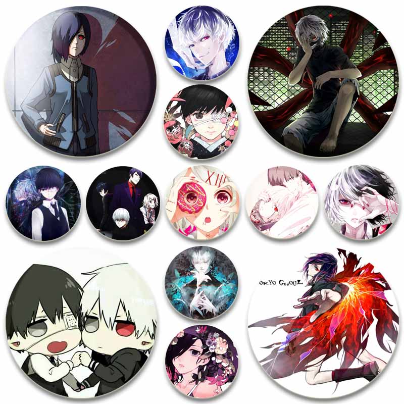Tokyo Ghoul Mask - Anime Tokyo Ghoul Broszki do plecaka