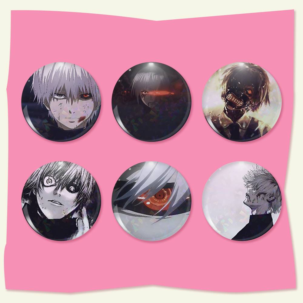 Tokyo Ghoul Mask - Przypinka Tokyo Ghoul Ken Kaneki na