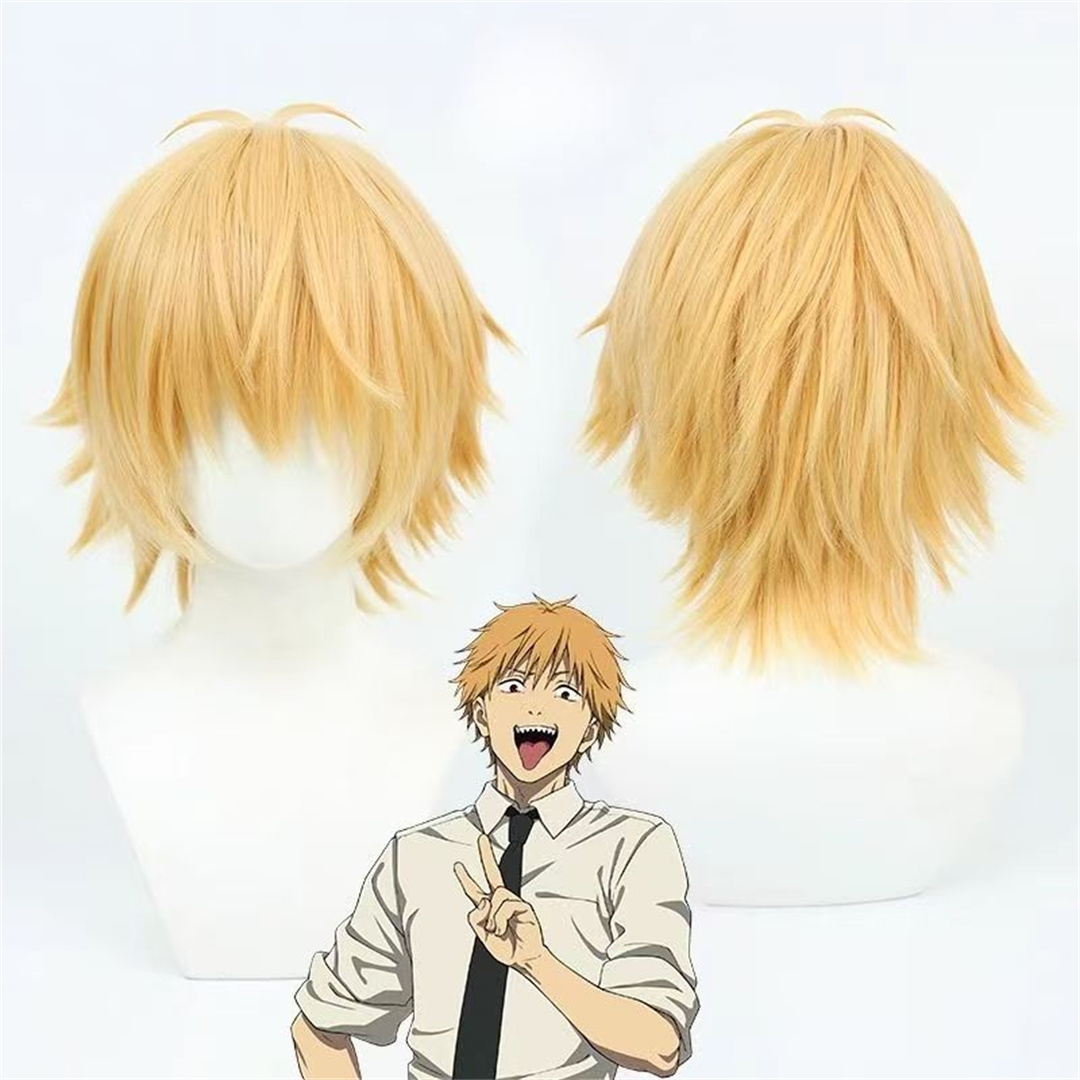 Anime Cosplay Chainsaw Man - Peruka Cosplay Chainsaw Man Denji Anime