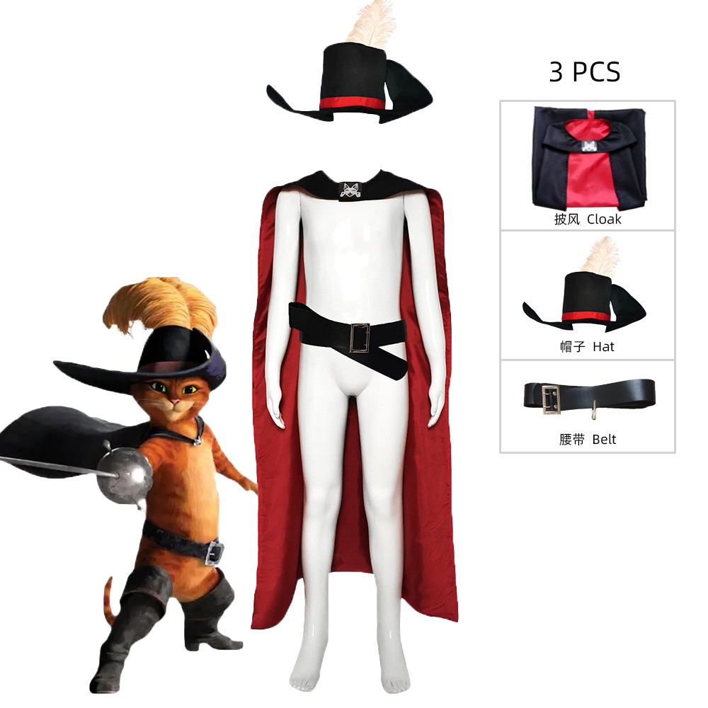 Kids Cosplay Anime - Anime Kot w Butach Cosplay Kostium