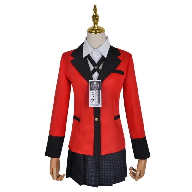 Anime Cosplay Kakegurui - Kostium Cosplay Kakegurui Jabami Yumeko 2025,