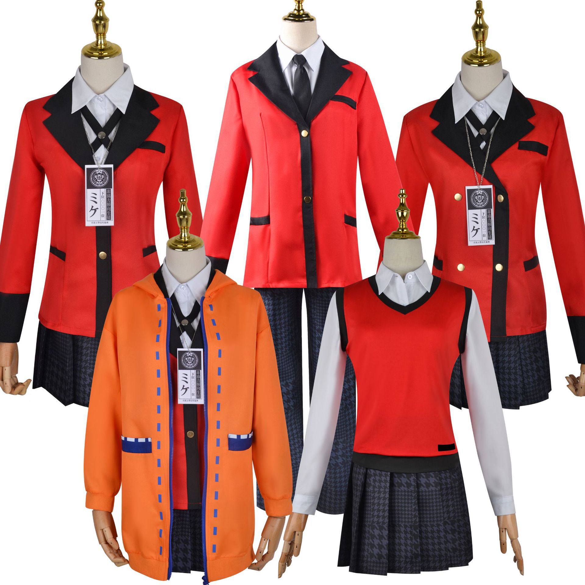 Anime Cosplay Kakegurui - Kostium cosplay z anime Kakegurui: Yumeko