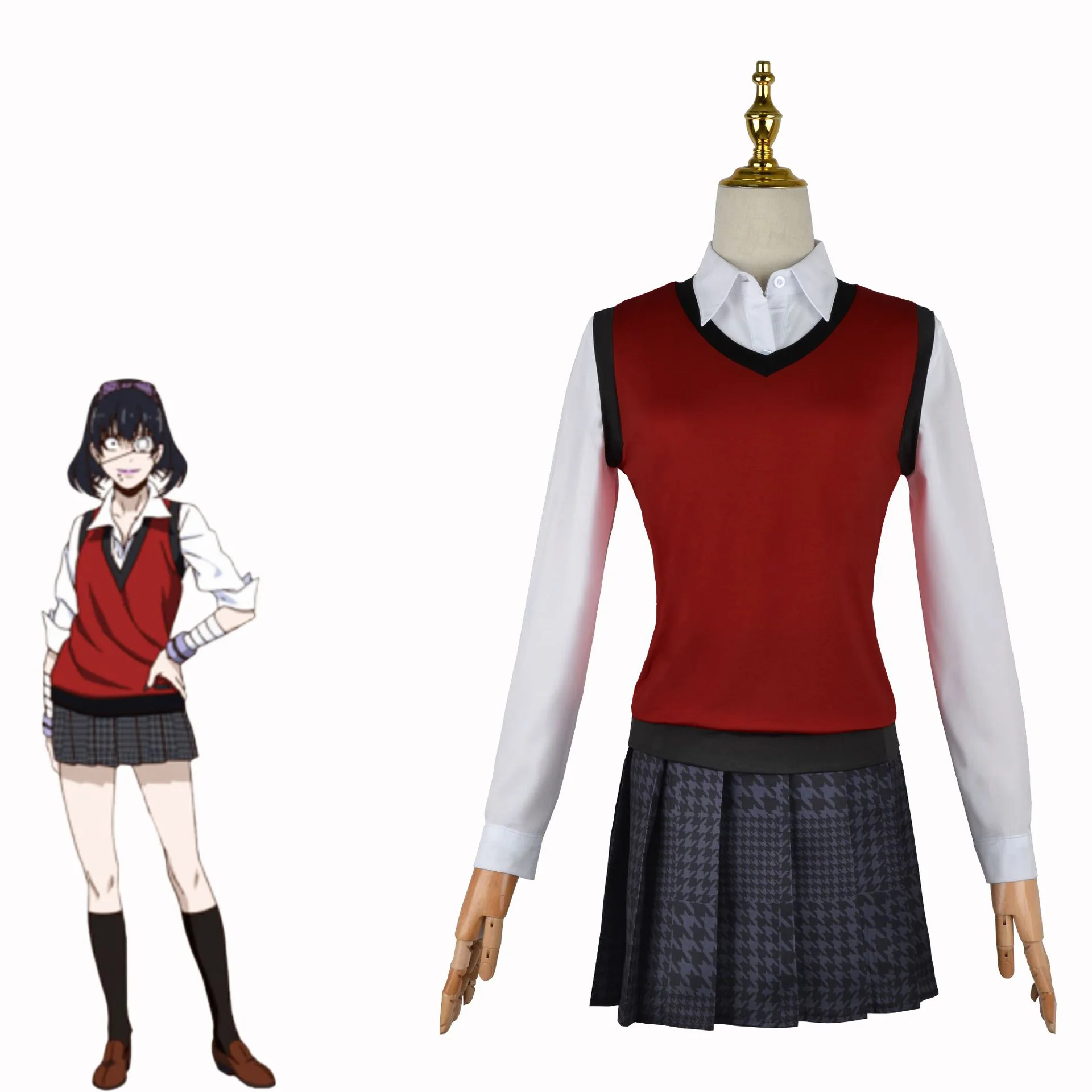 Japońska mundurka szkolna, kam – Anime Cosplay Kakegurui recenzja i cena