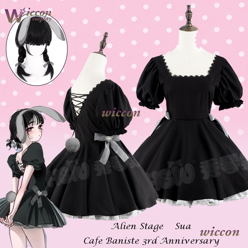 Kostium Cosmic Bunny Alien Sta – Anime Cosplay Black Girl recenzja i cena