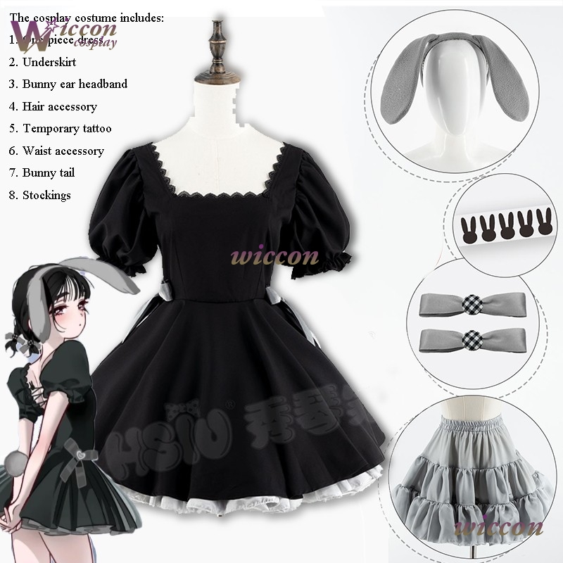 Kostium Cosmic Bunny Alien Sta – Anime Cosplay Black Girl recenzja i cena