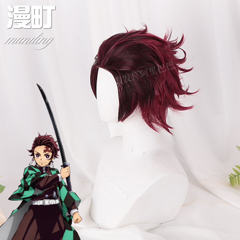 Peruka do cosplayu w stylu Kam – Anime Cosplay Tanjiro recenzja i cena