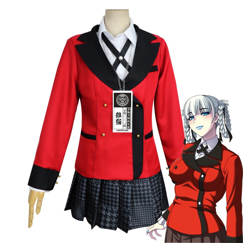 Kostium Cosplay Jabami Yumeko, – Anime Cosplay Kakegurui recenzja i cena